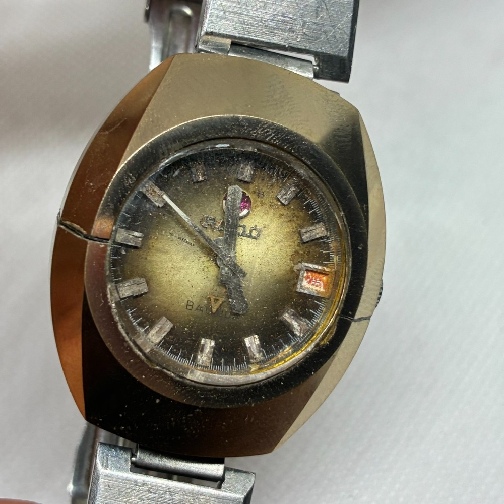 Vintage Rado Balboa V Automatic Men's Watch-FOR PARTS!